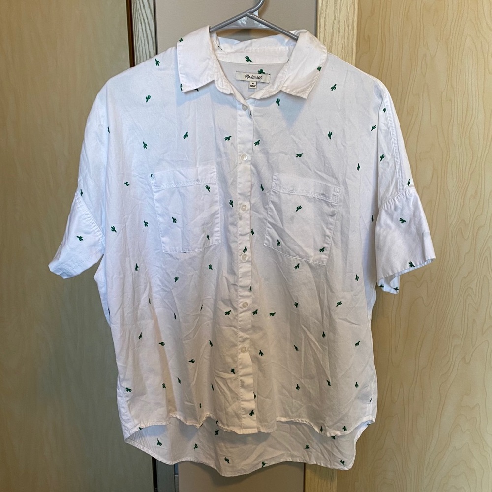 Madewell Button down cactus shirt